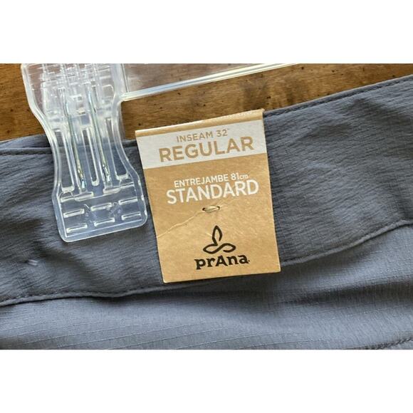 Prana Women’s Convertible Hiking Cargo Pants Sz 12 New Rip Stop Gray Stretch - Picture 9 of 11